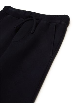 pantalone in cotone nero DSQUARED KIDS | DQ2458D0A9QDQ900